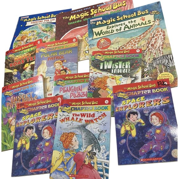 Other - The Magic School Bus Books Lot Science Picture Readers Chapter Scholastic Qty 11